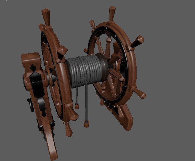 This 3D Galleon includes a fully detailed interior 01 3D model_36