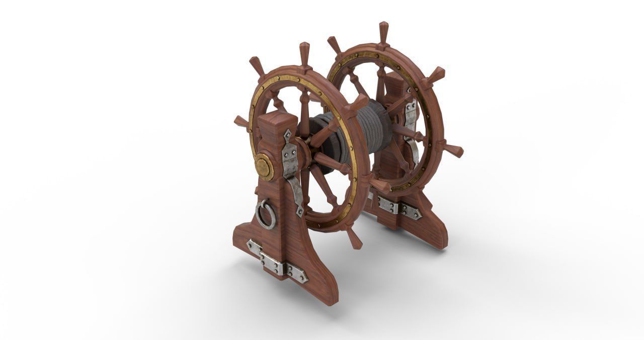This 3D Galleon includes a fully detailed interior 01 3D model_37