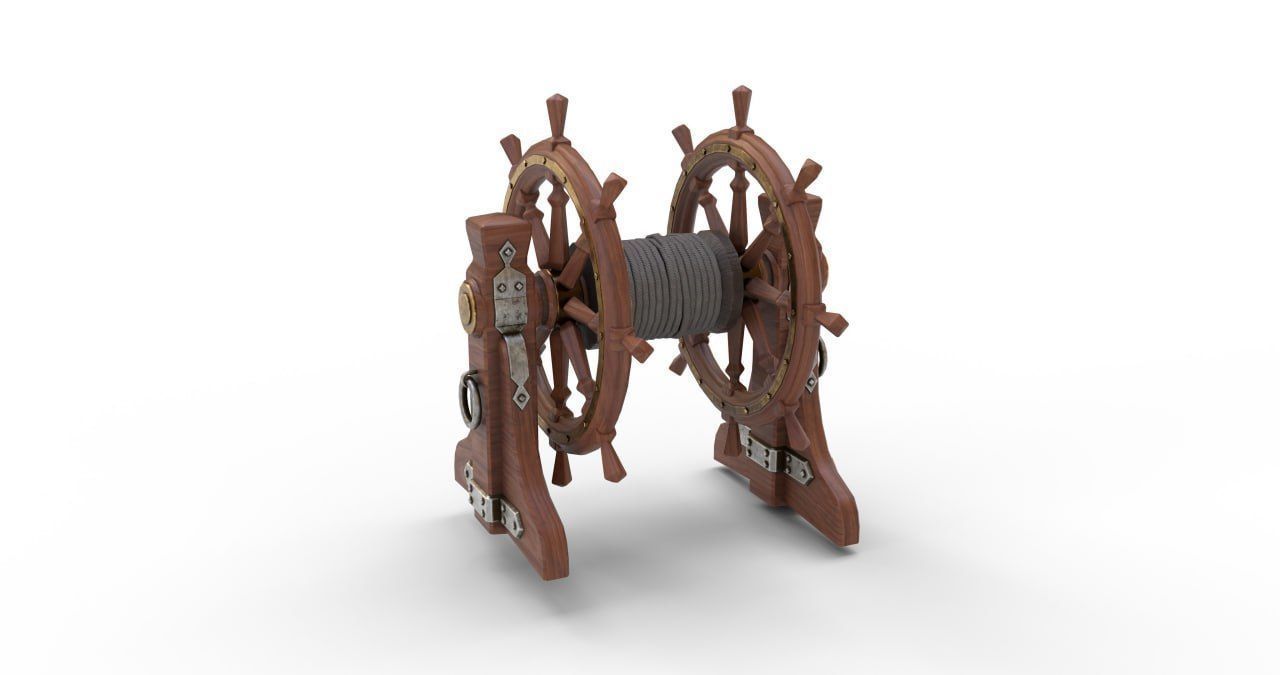 This 3D Galleon includes a fully detailed interior 01 3D model_33