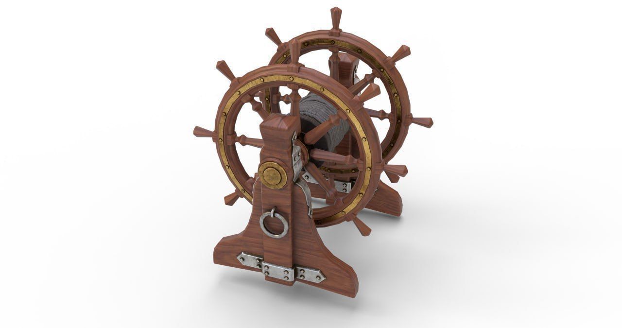 This 3D Galleon includes a fully detailed interior 01 3D model_34