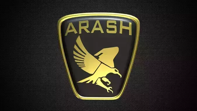 arash logo 3D model