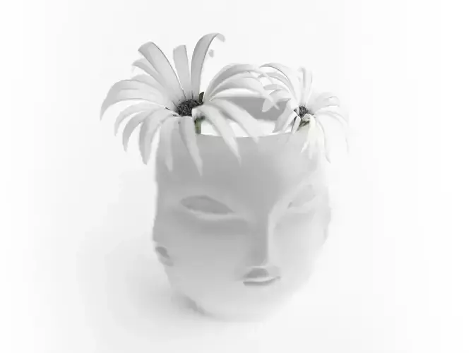 Jonathan Adler Muse Dora Maar Bowl with flowers