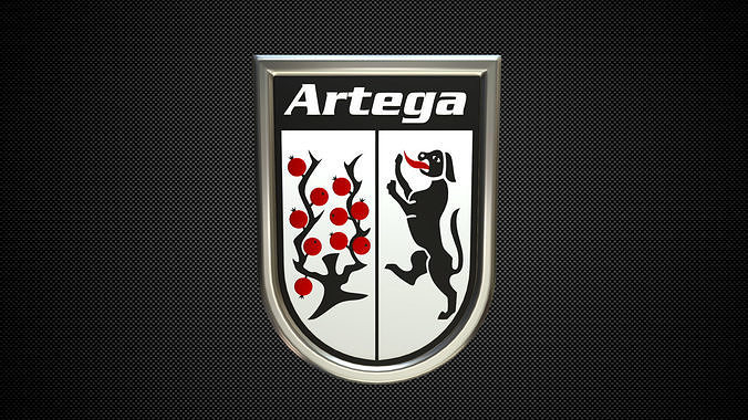 artega logo 3D model