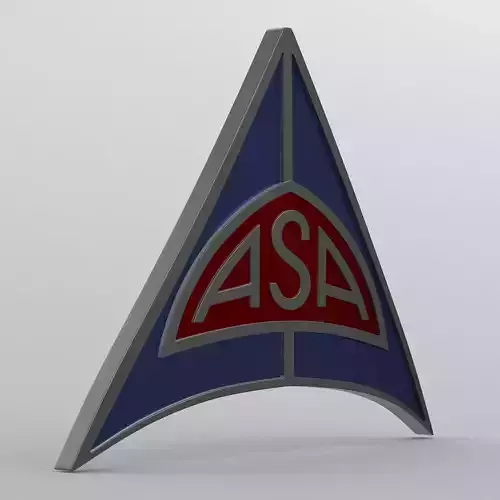 asa logo 3D model