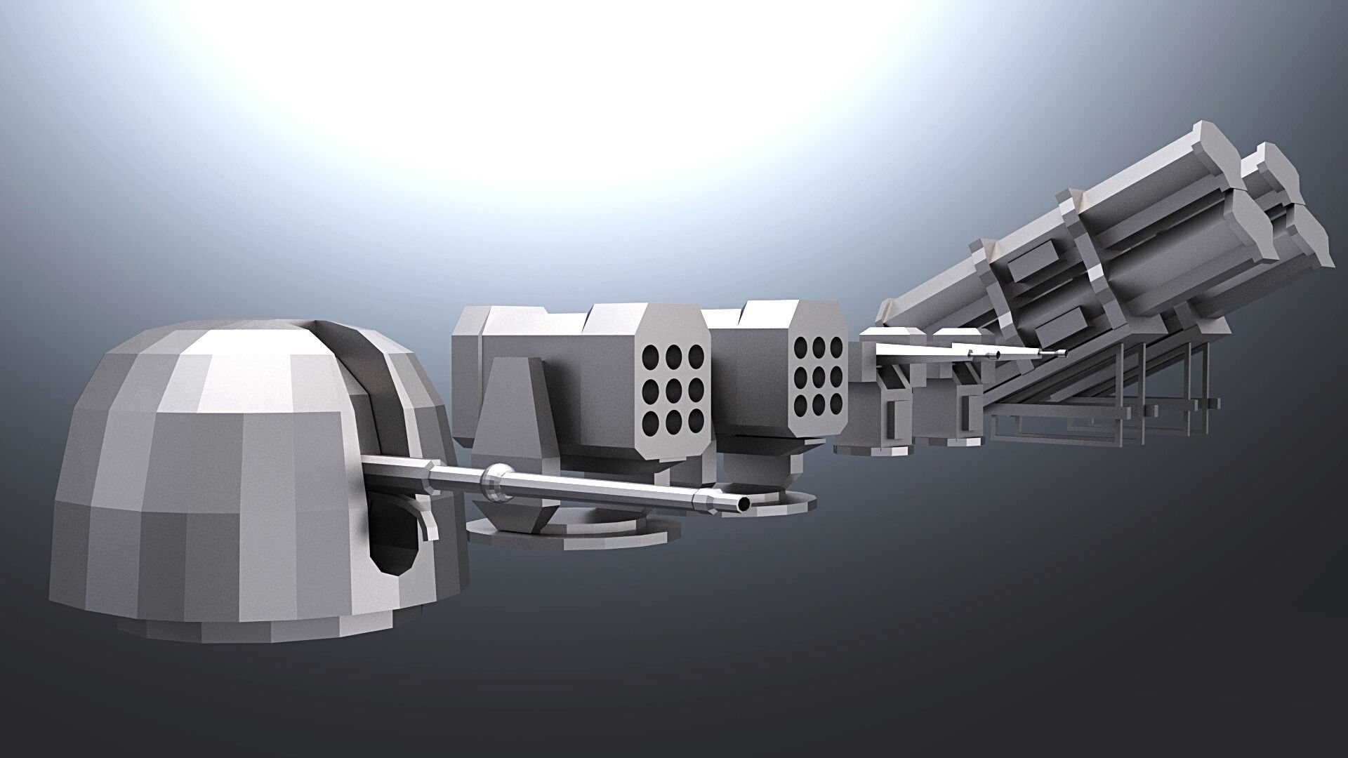 GERMAN  K-130 BRAUNSCHWEIG CLASS CORVETTE 3D PRINT READY  3D print model_7
