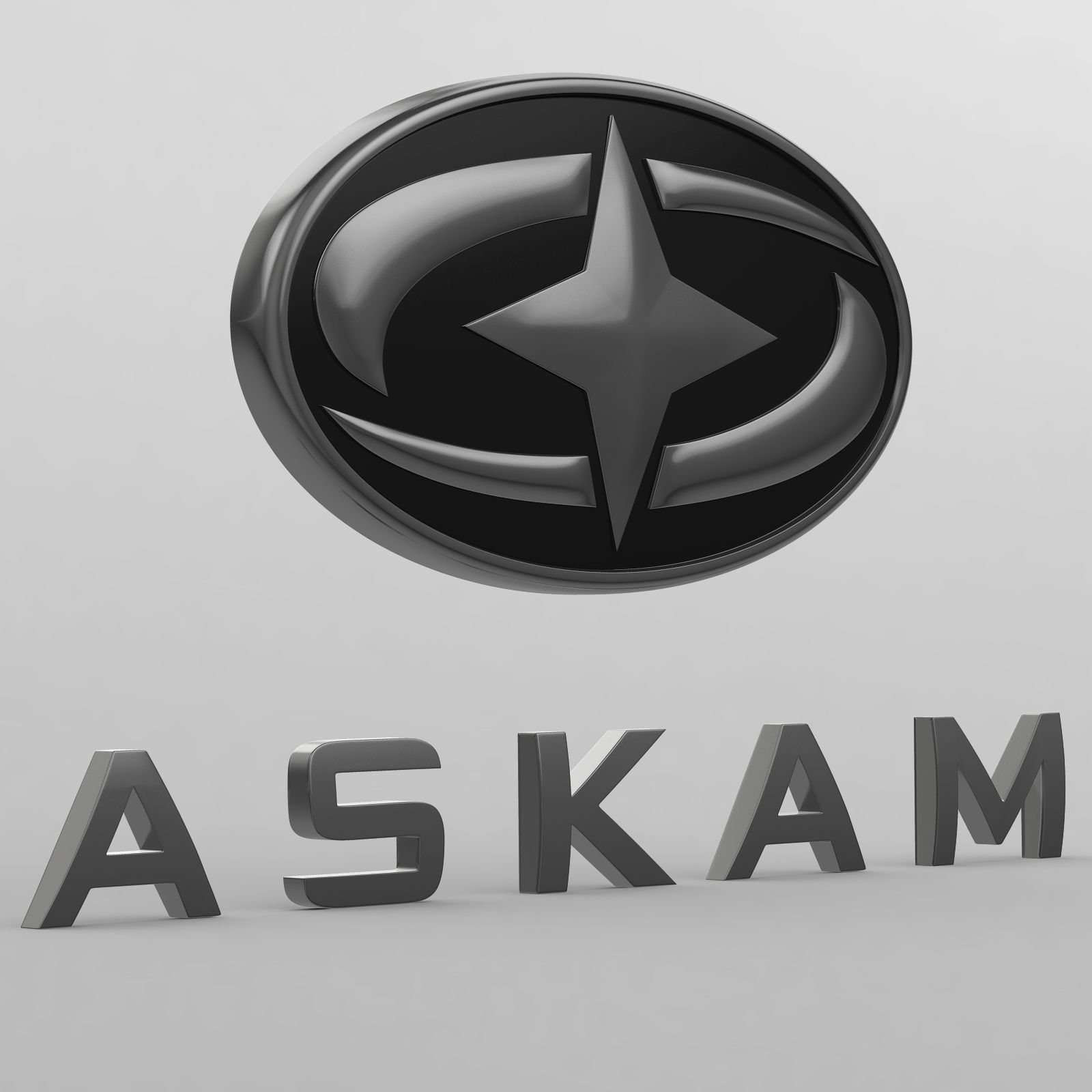 askam logo 3D model_1