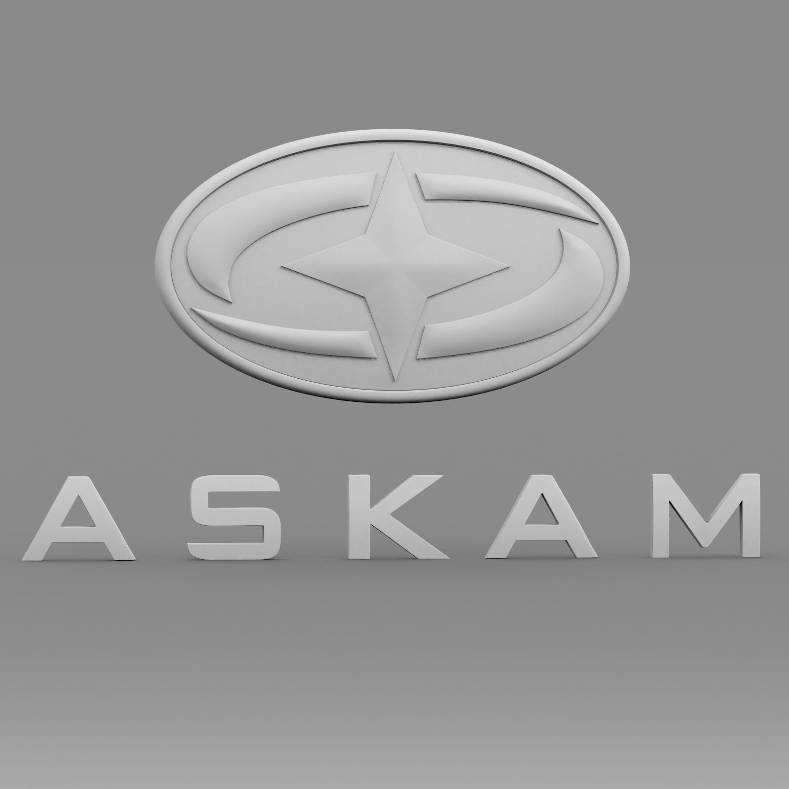askam logo 3D model_5