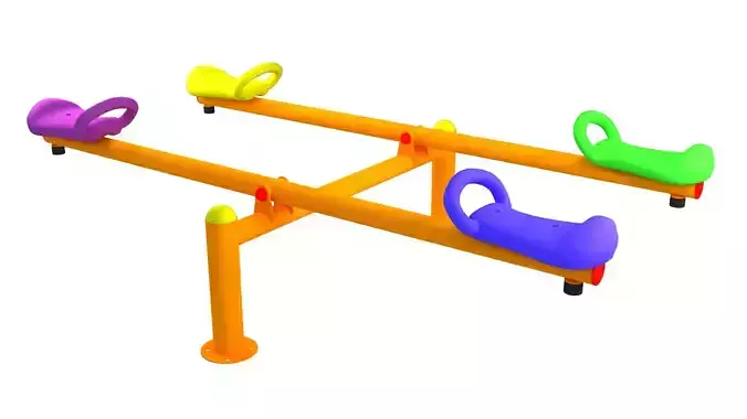 Kids Outdoor Seesaw 2