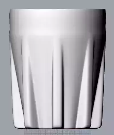Vase 3D print model cup