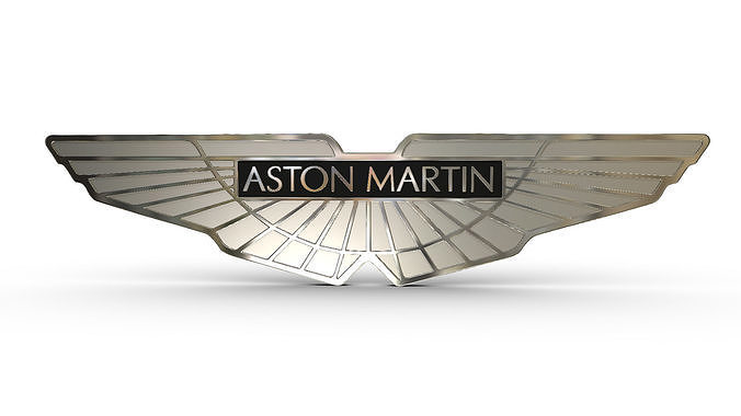 aston martin logo 3D model