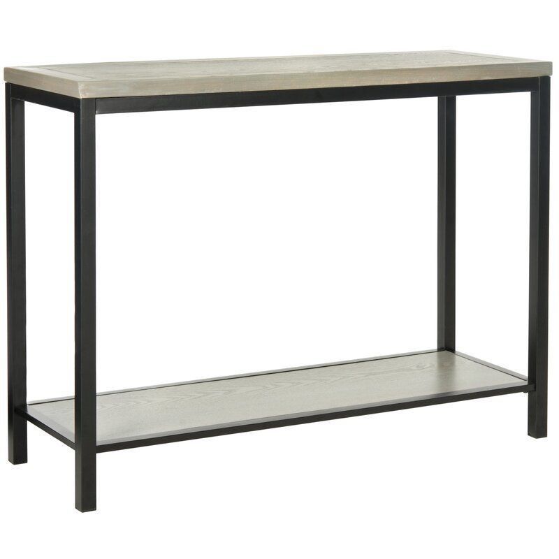 French Gray Nehru Console Table 3D model_4