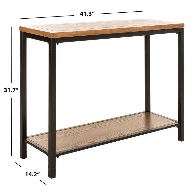 French Gray Nehru Console Table 3D model_3