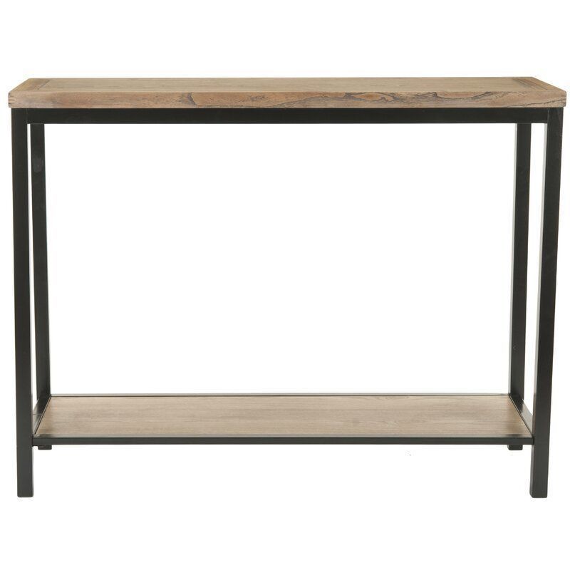 French Gray Nehru Console Table 3D model_7