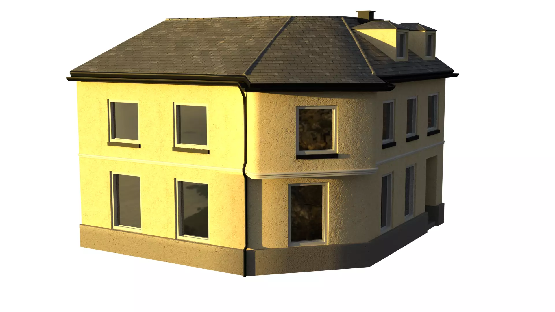 Free Lowpoly Building Free 3D model