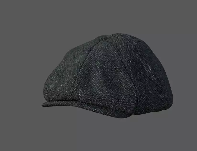 Peaky Blinder Hat Low-poly 3D model