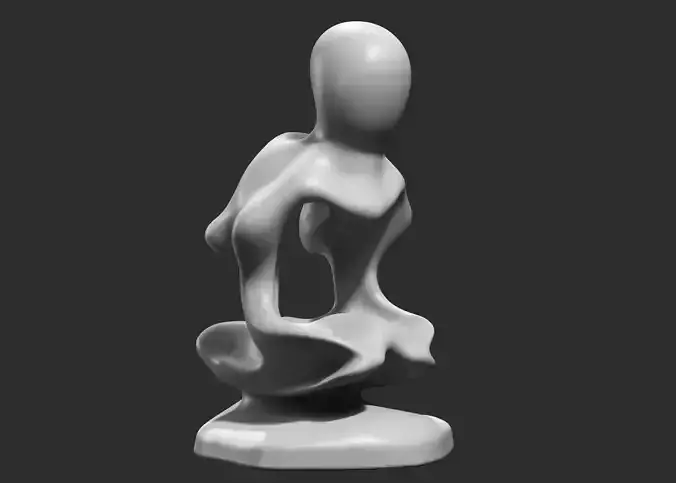 modern sculpture 3d print model 88