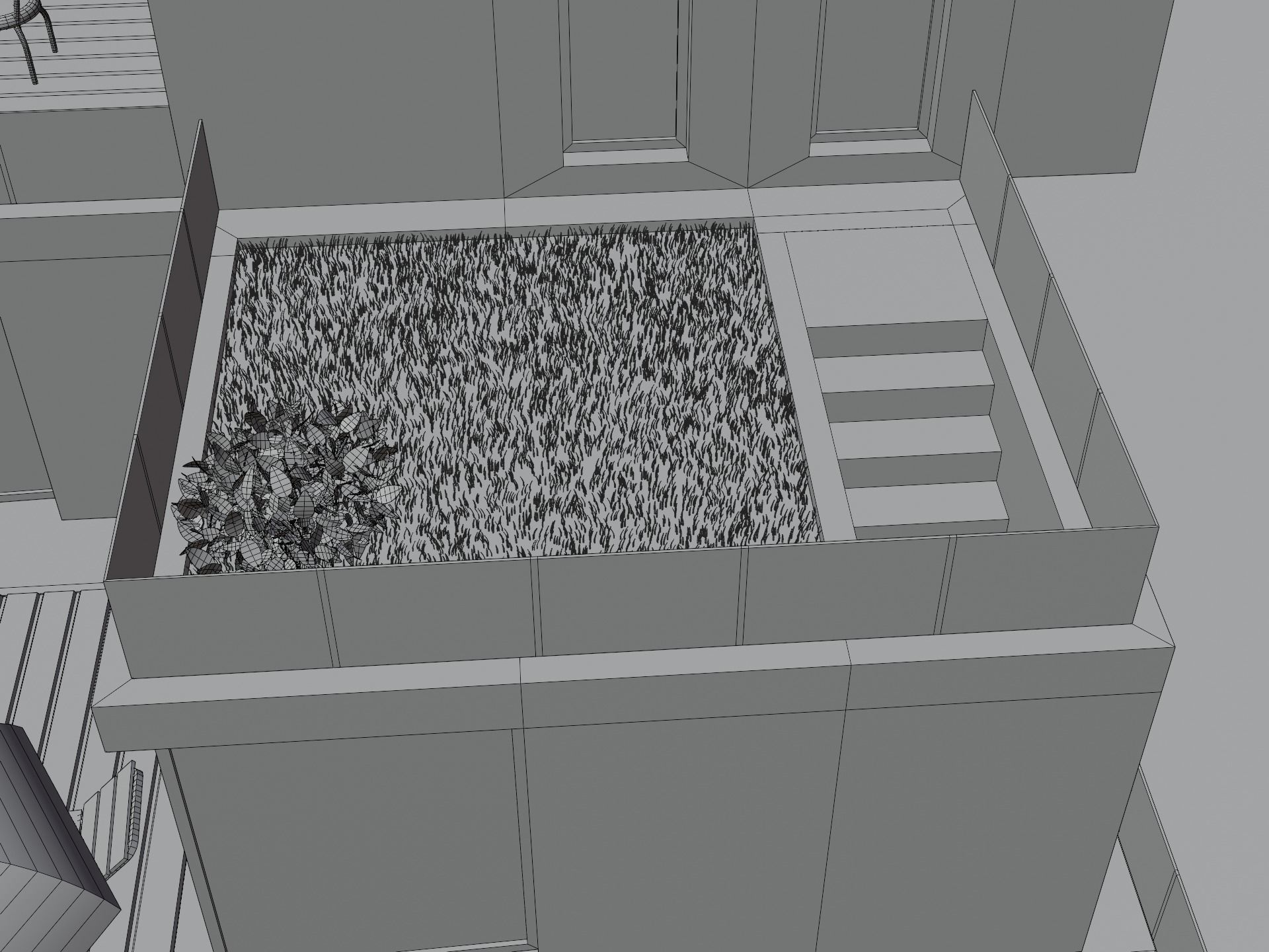 Modern House Scene 3D model_13