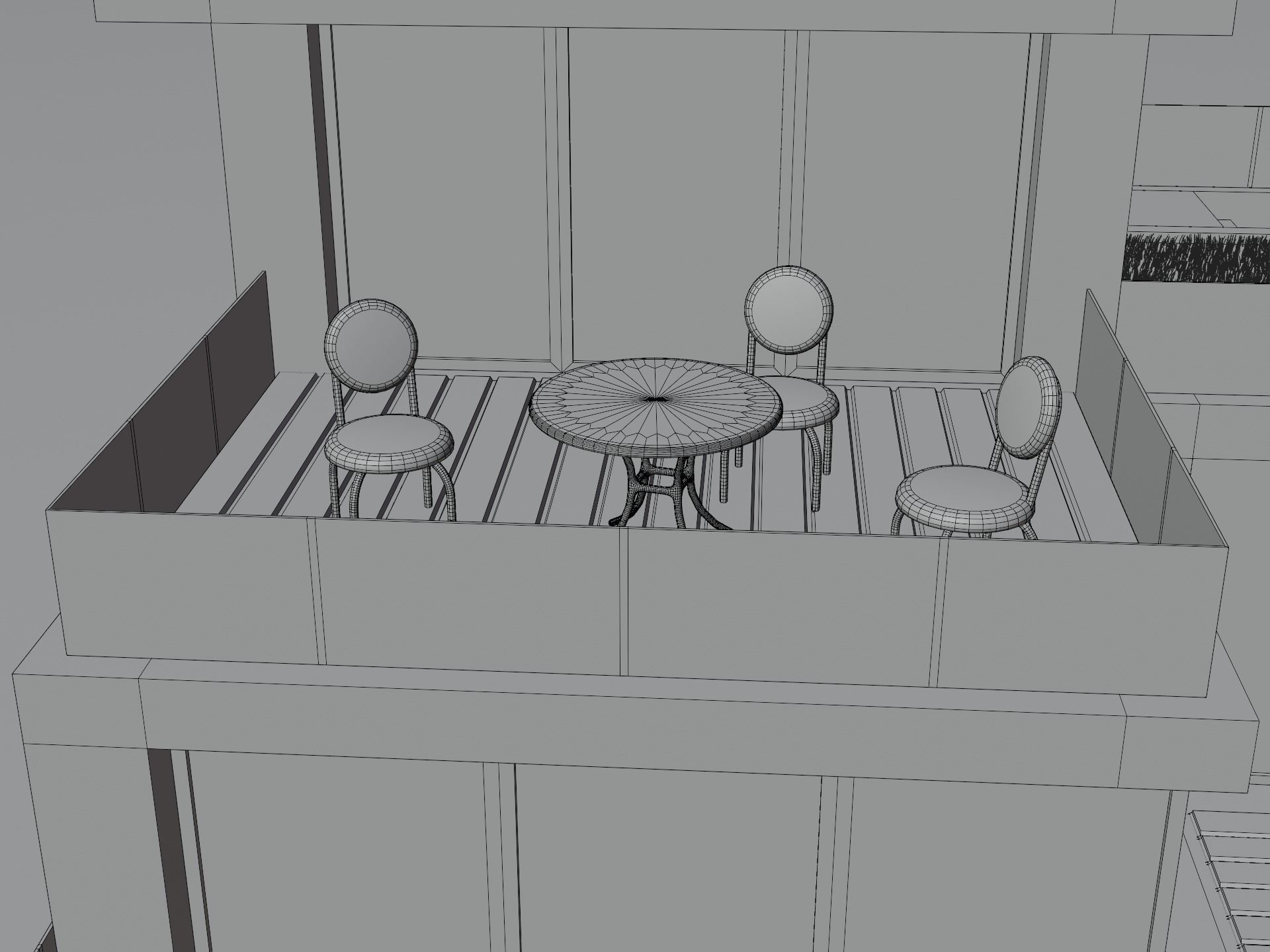 Modern House Scene 3D model_14