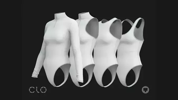BODYSUITS PACK 2021 fv2 highpoly 3D model BODYSUITS PACK 2021 fv2 highpoly 3D model
