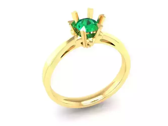 Classic Solitaire Gemstone Ring for Women 462