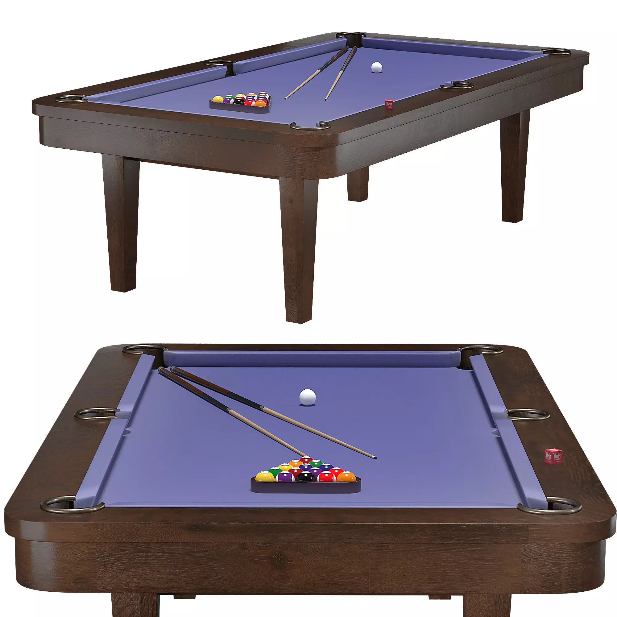 Blatt Billiards 3D model_0