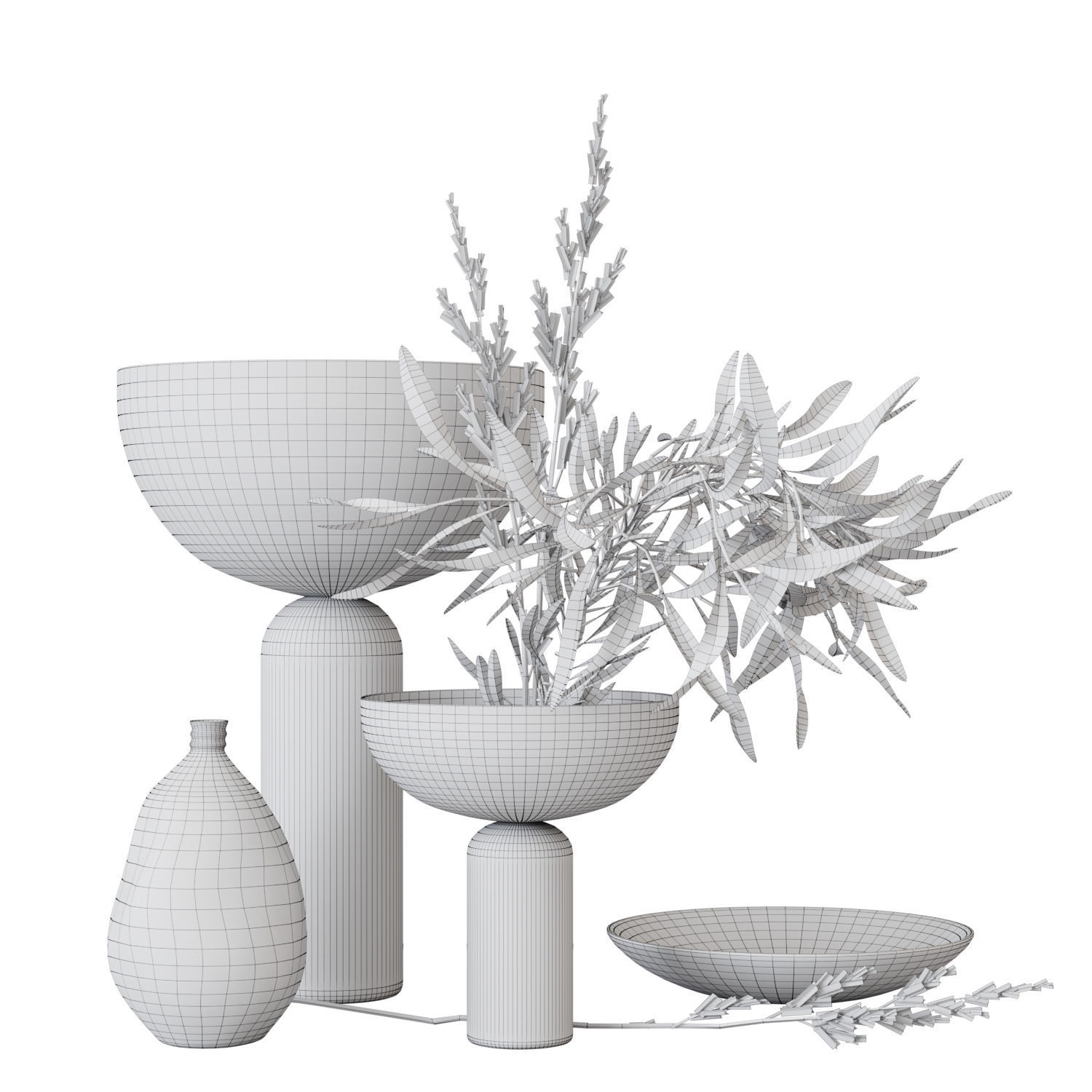 Bouquet 05 3D model_9