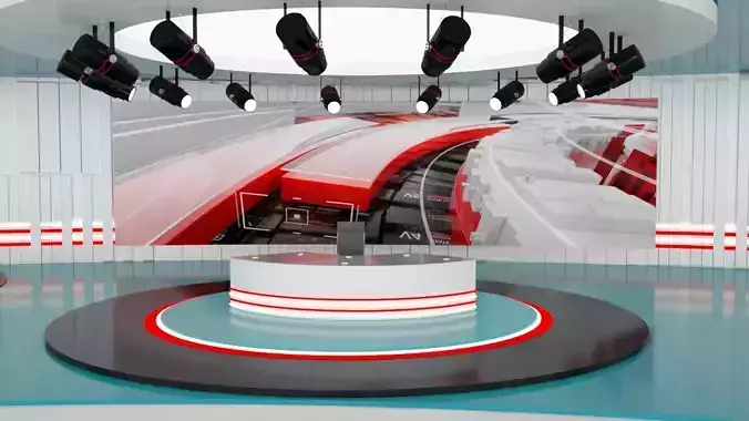 3D VR Studio News One 3D model