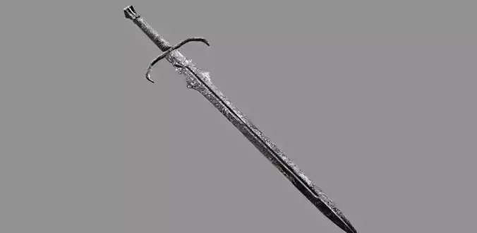 Claymore Sword dark 3D model