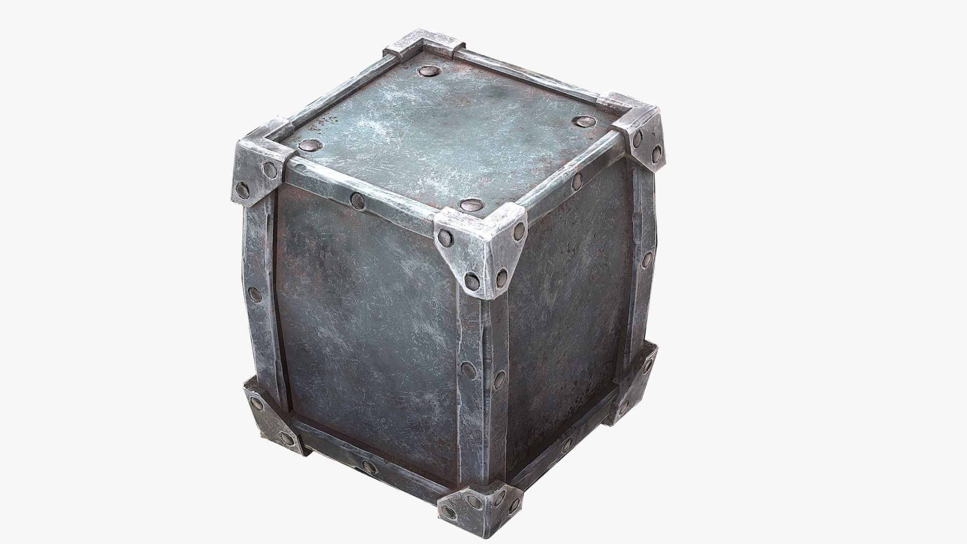 Stylized Safe Low-poly 3D model_5