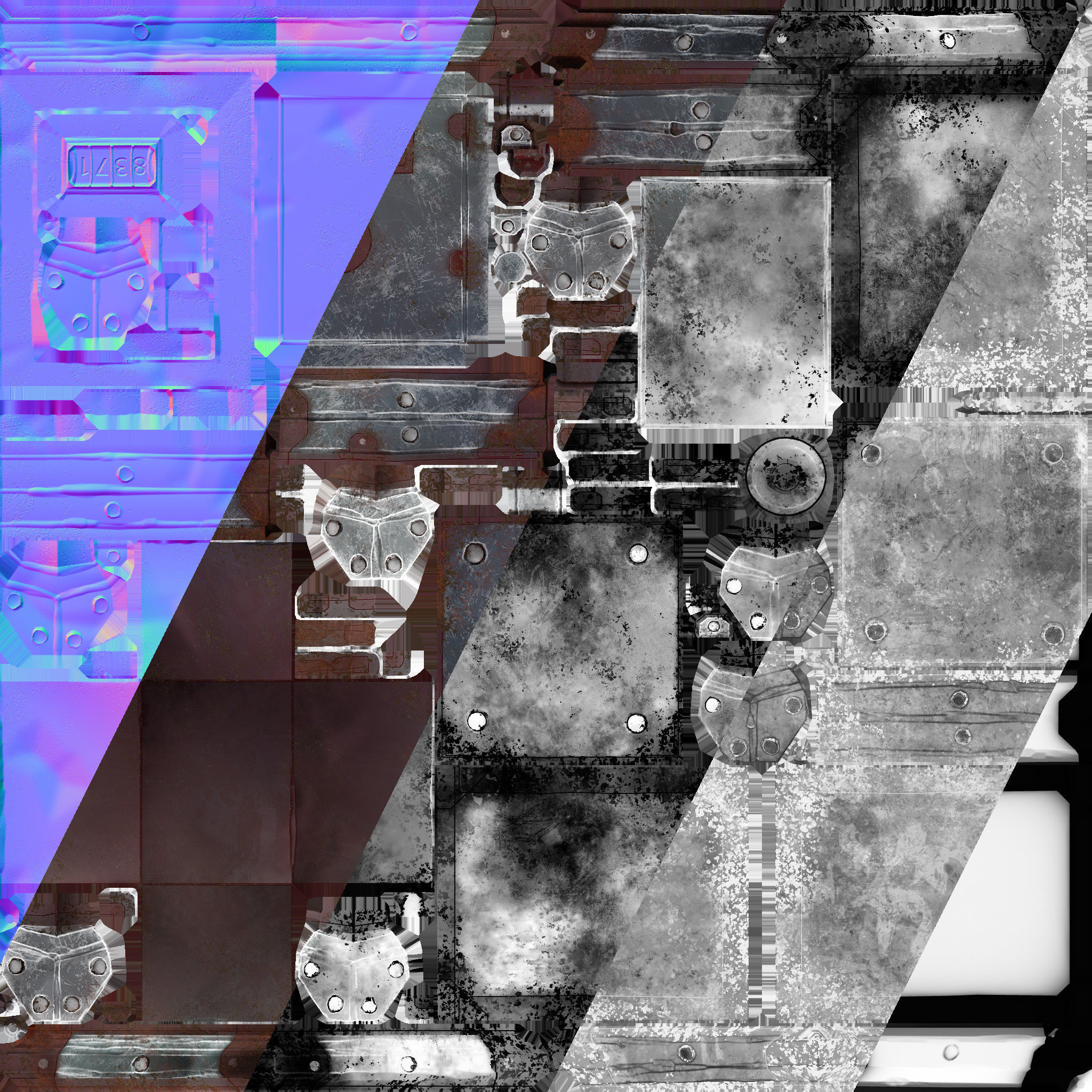 Stylized Safe Low-poly 3D model_13