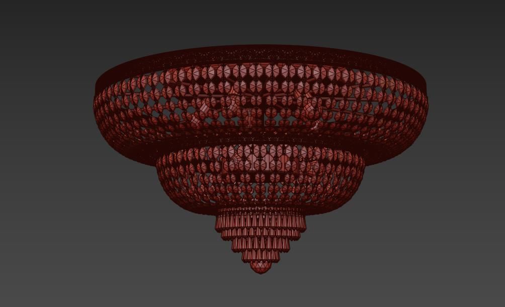 Chandelier  Santa E 1 8 80 600 G 3D model_2