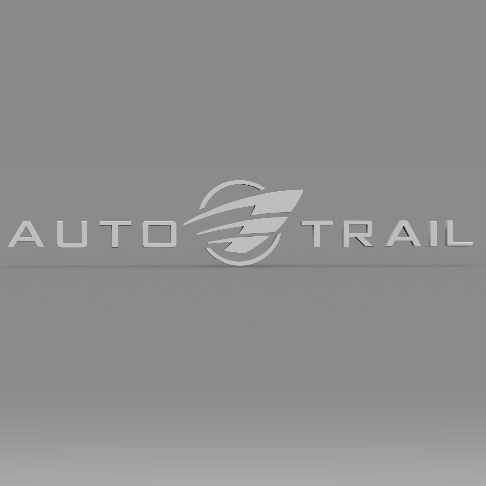 auto trail logo 3D model_5