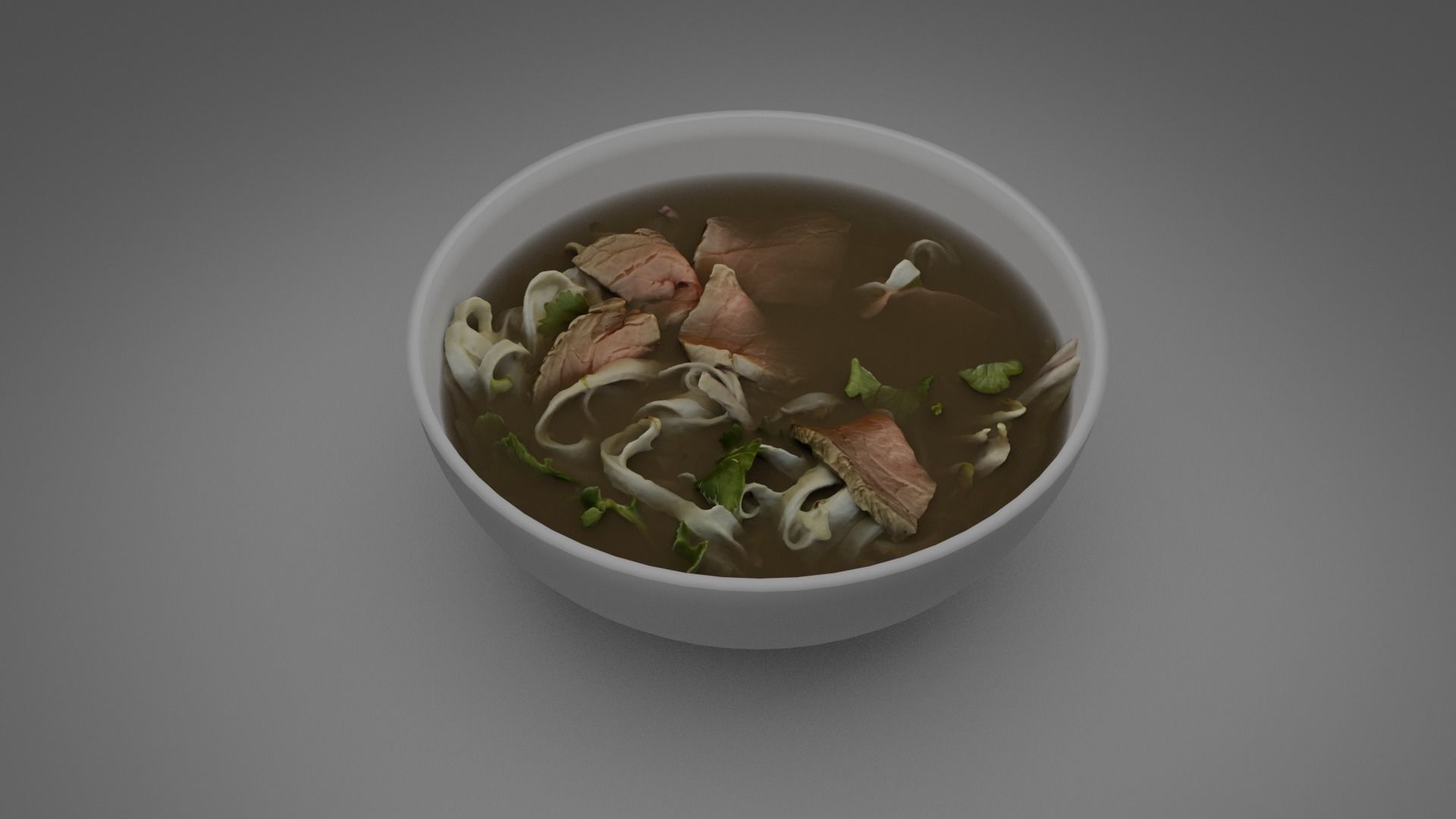 Scanned Vietnamese Soup Pho 3D model_1