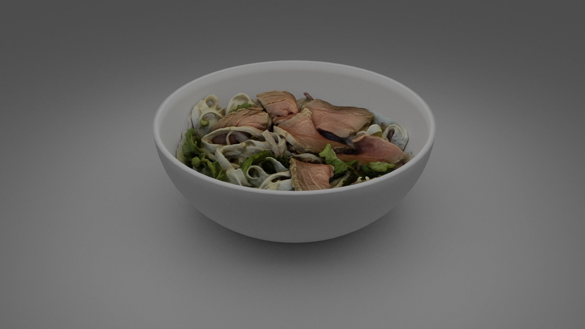 Scanned Vietnamese Soup Pho 3D model_3