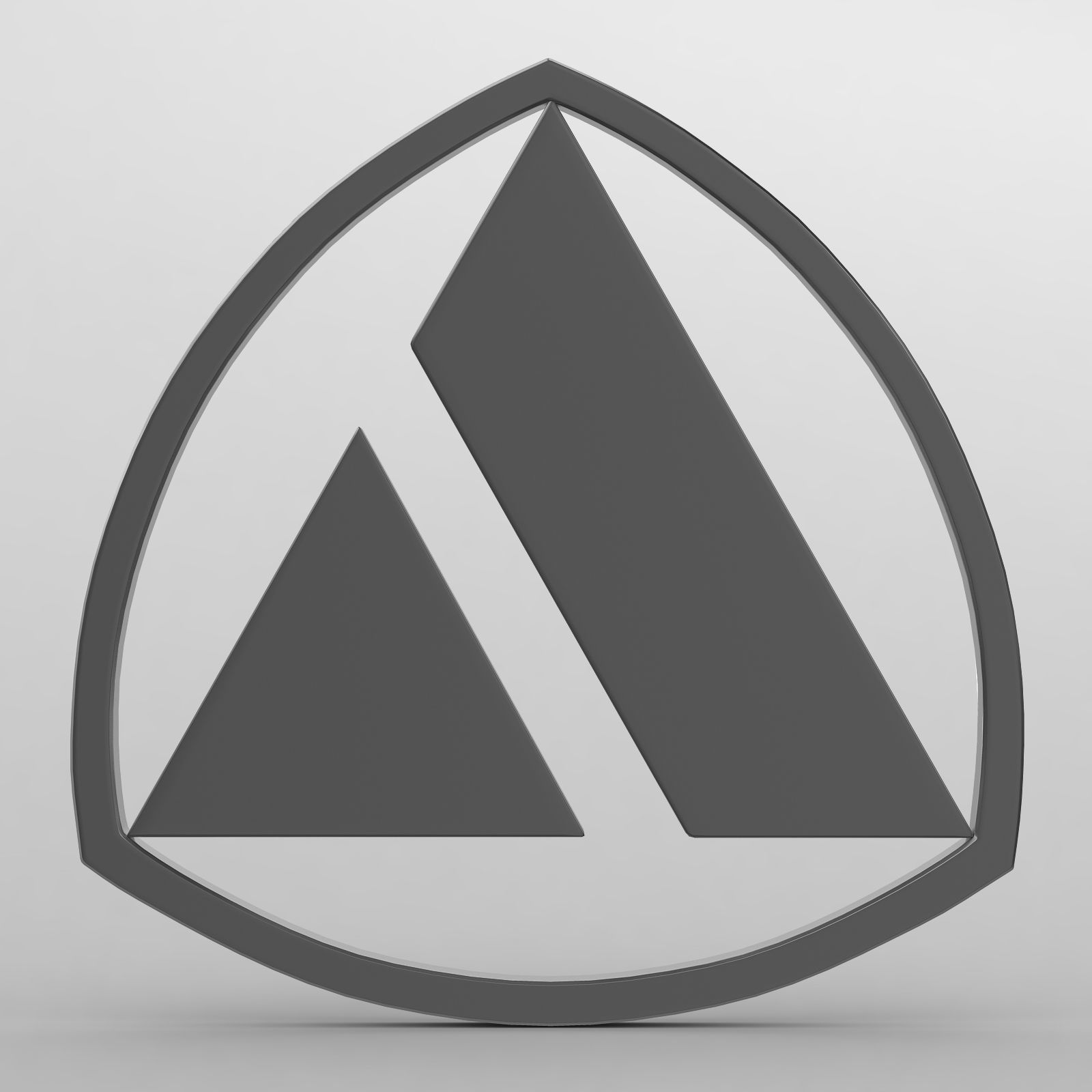 autobianchi logo 3D model_4