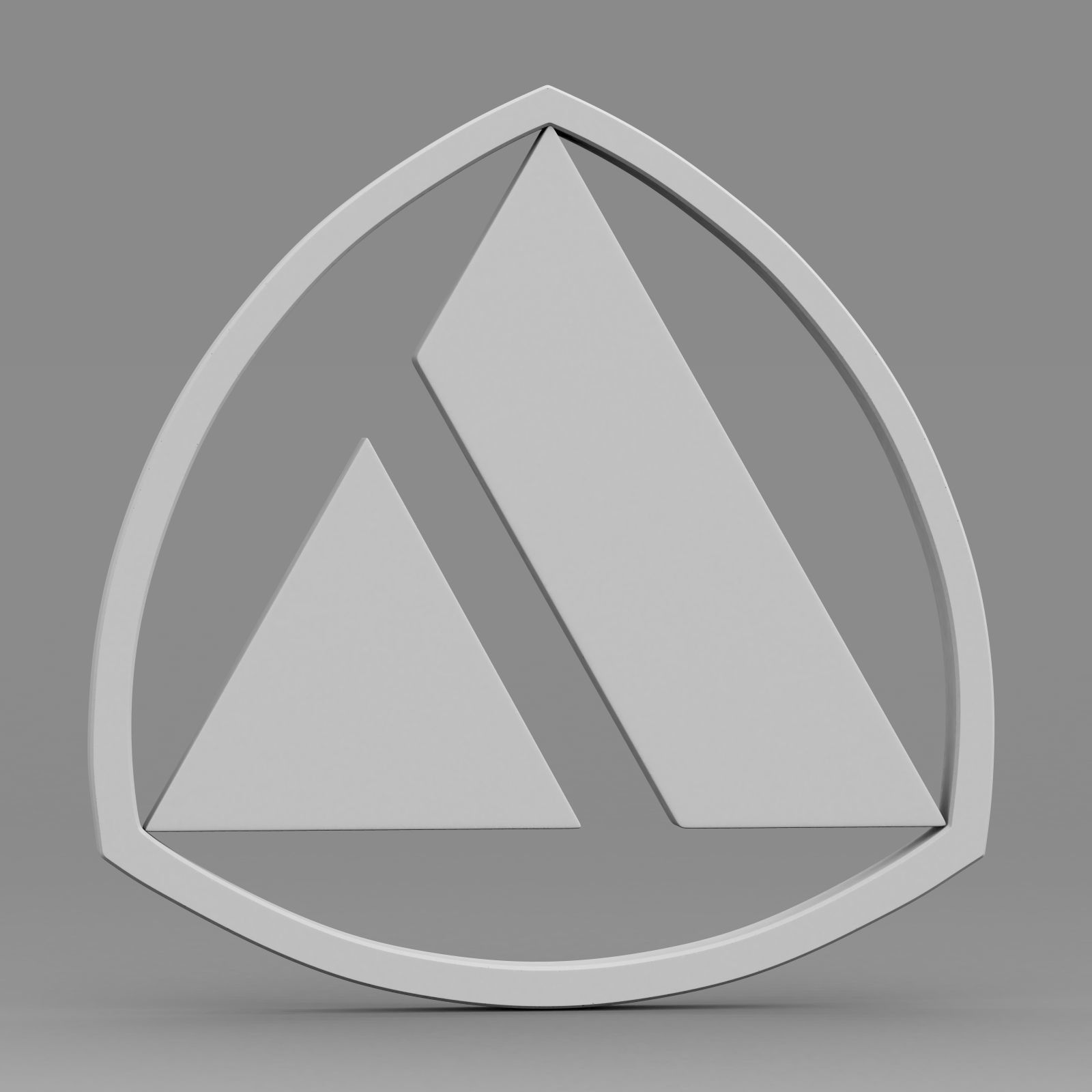 autobianchi logo 3D model_5