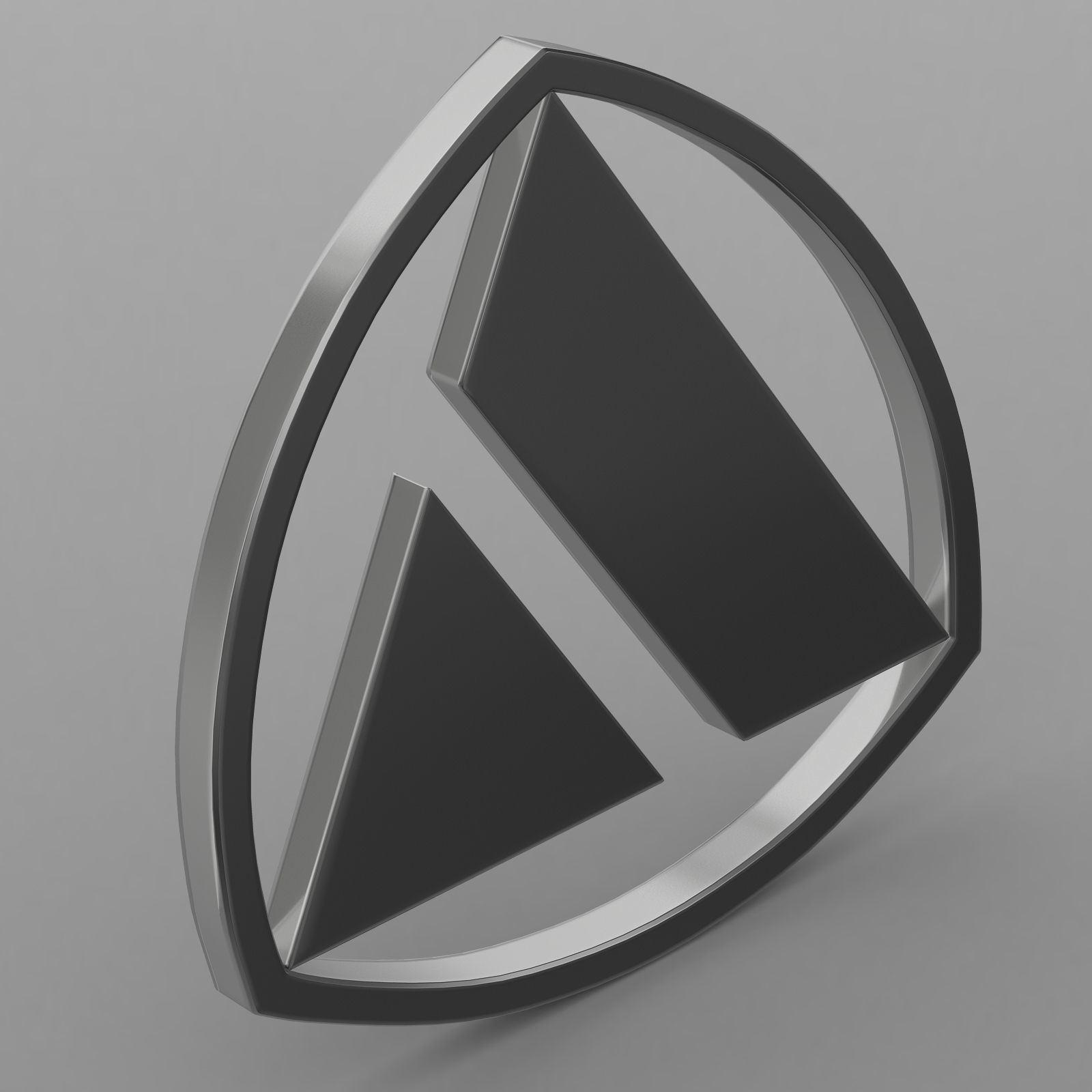 autobianchi logo 3D model_2