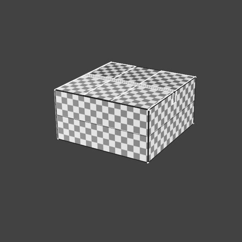 Cardboard box 13 3D model_16