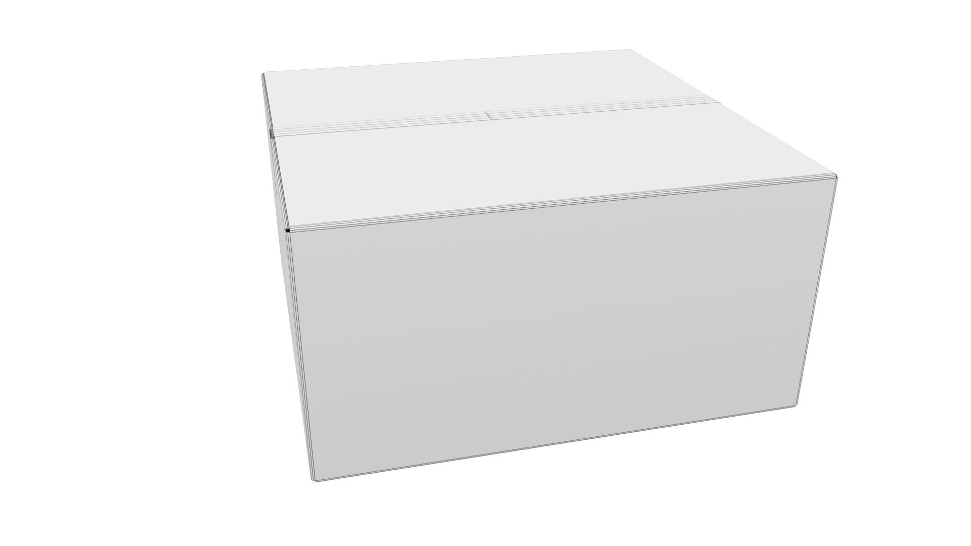 Cardboard box 13 3D model_10