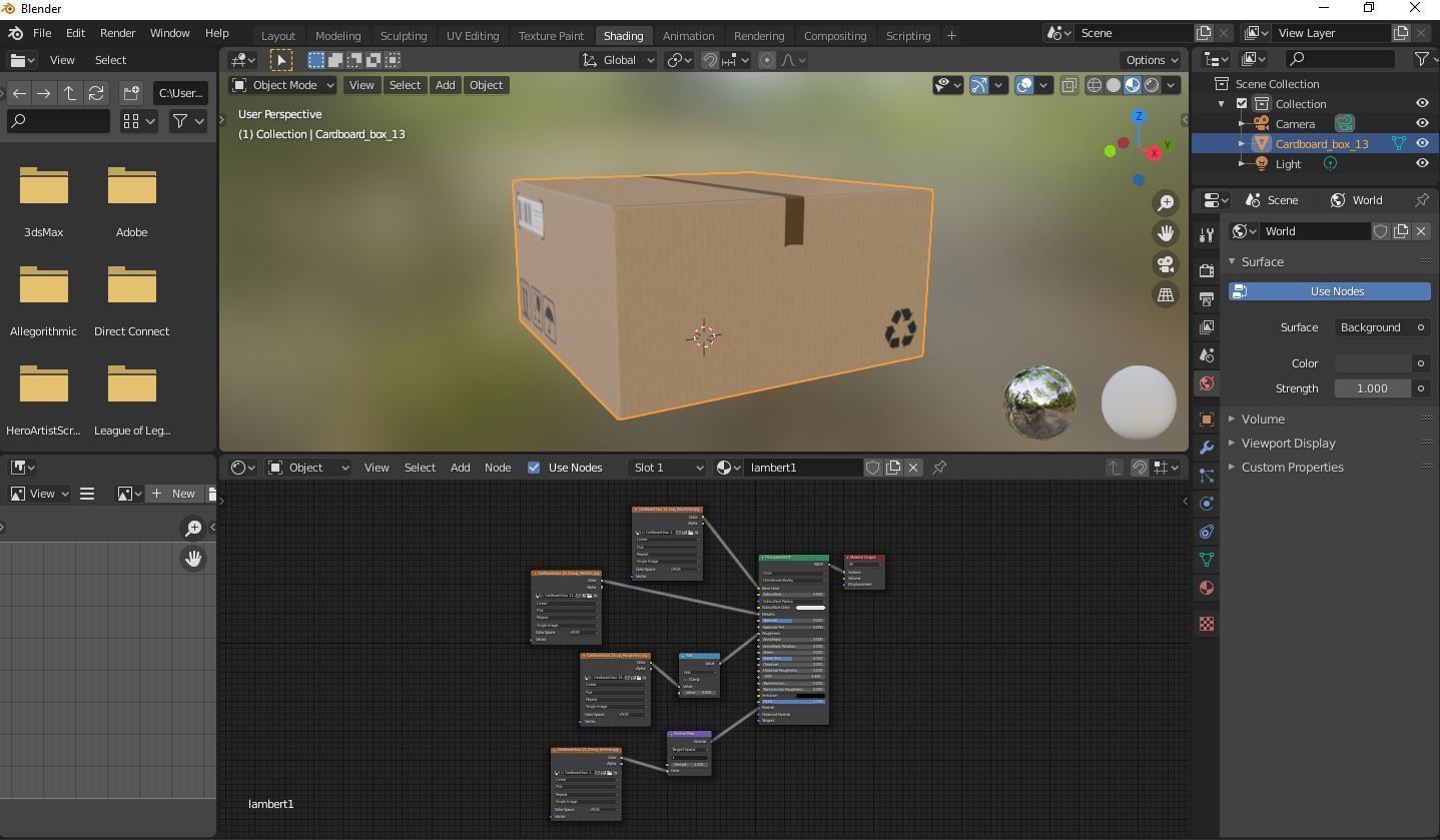 Cardboard box 13 3D model_13