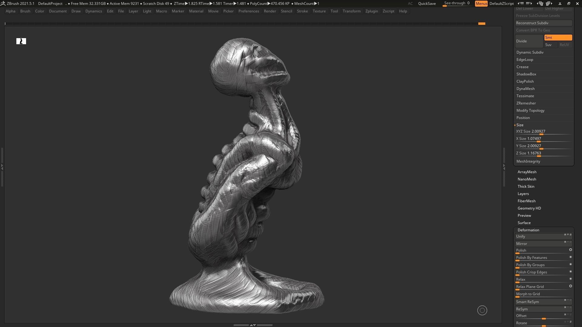 human modern sculpture 3d print model 89 3D print model_8