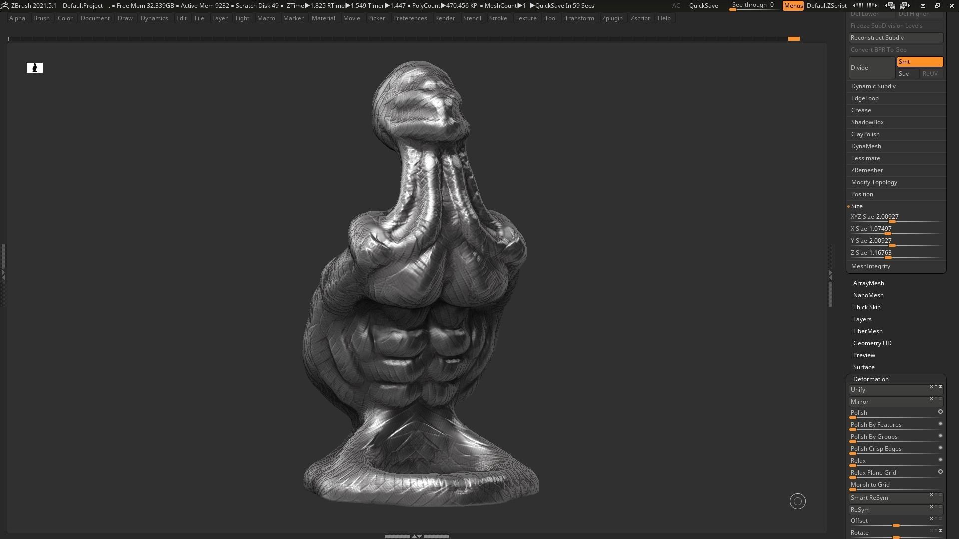 human modern sculpture 3d print model 89 3D print model_6