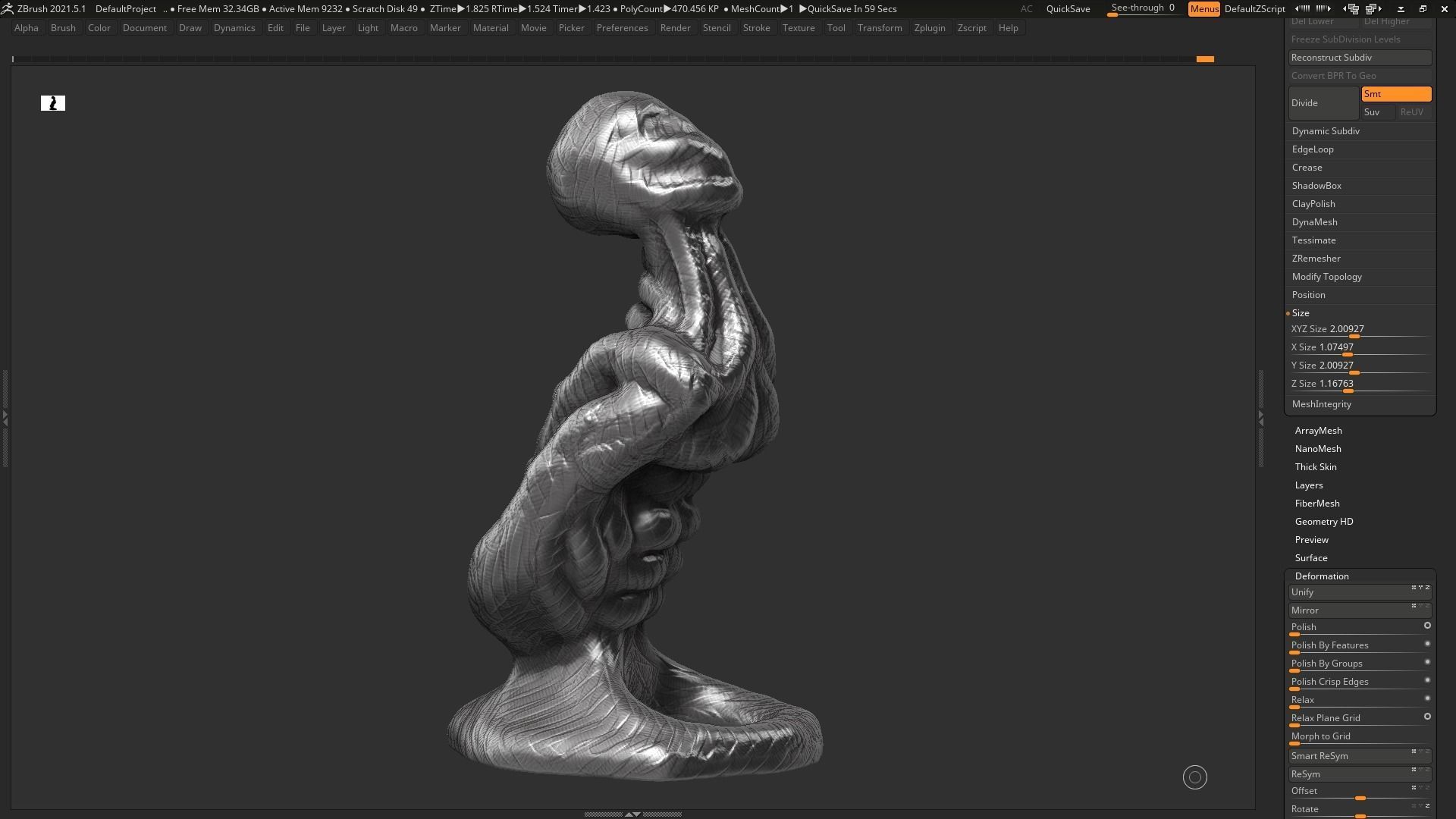 human modern sculpture 3d print model 89 3D print model_7