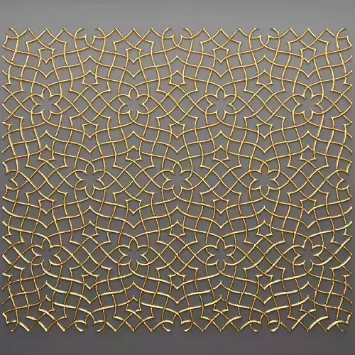 Lattice Arab panel 3D 56
