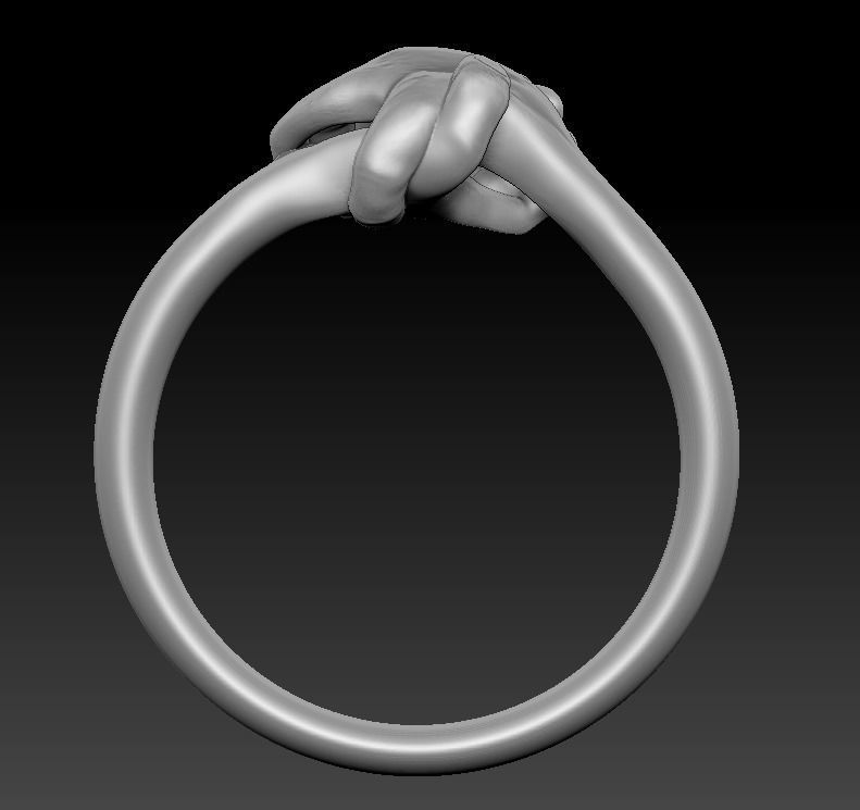 Handshake grip ring 3D print model_6