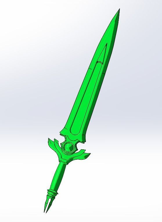 valorantknife legend of zelda sword 3D print model_2