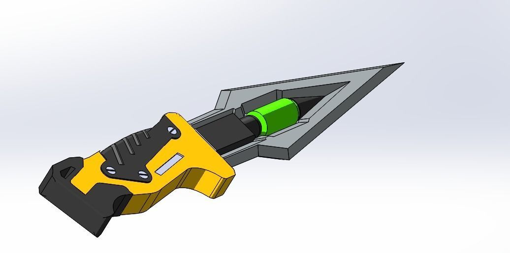 VALORANT KNIFE 3D print model_3