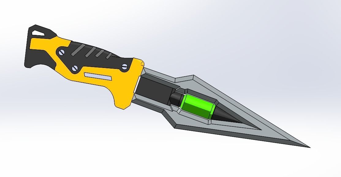 VALORANT KNIFE 3D print model_1