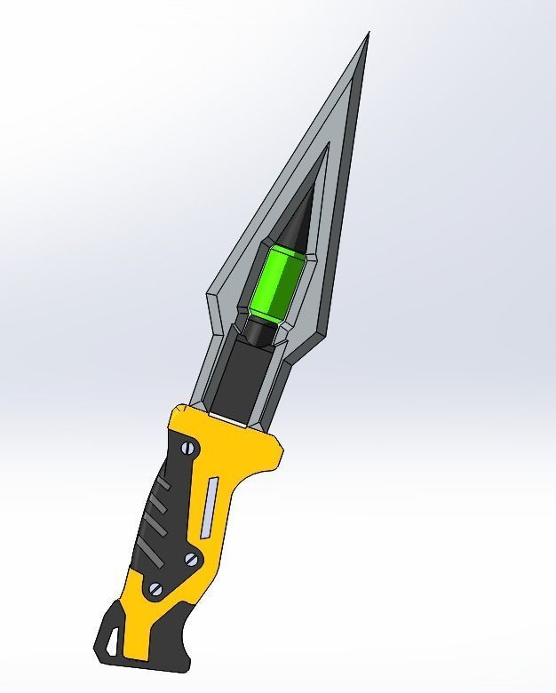 VALORANT KNIFE 3D print model_2