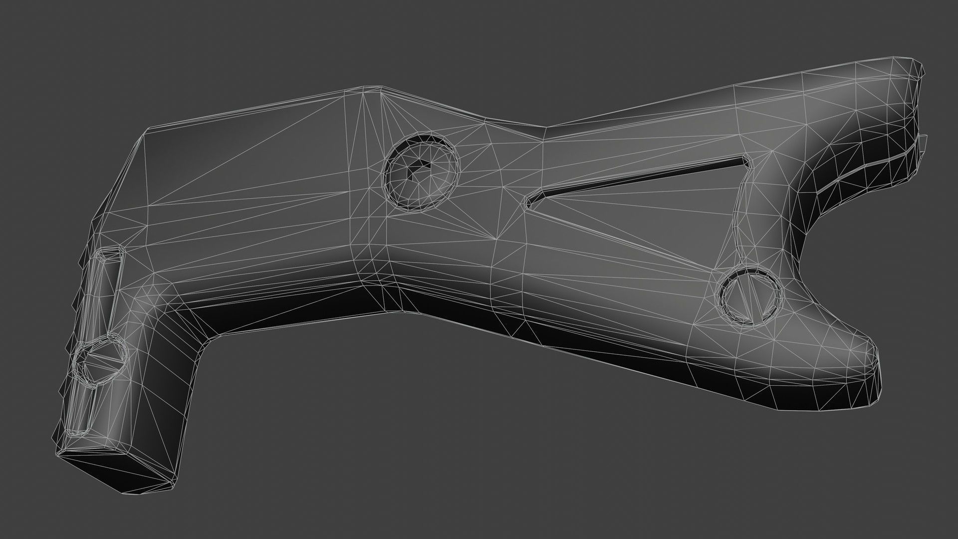 Strike Cobra Tactical Fore Grip Low-poly 3D model_7